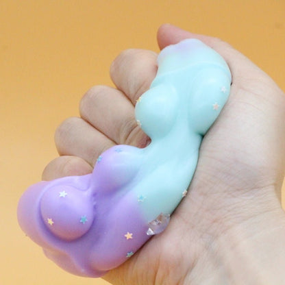 Purple & Blue Cat Paw Squishy - squishy - Yumi Squishy
