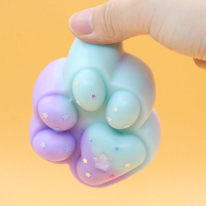 Purple & Blue Cat Paw Squishy - squishy - Yumi Squishy