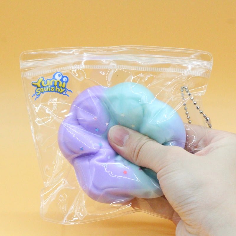 Purple & Blue Cat Paw Squishy - squishy - Yumi Squishy