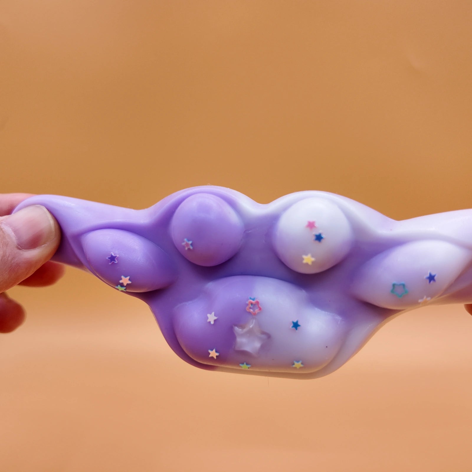 Purple & White Gradient Cat Paw Squishy - squishy - Yumi Squishy