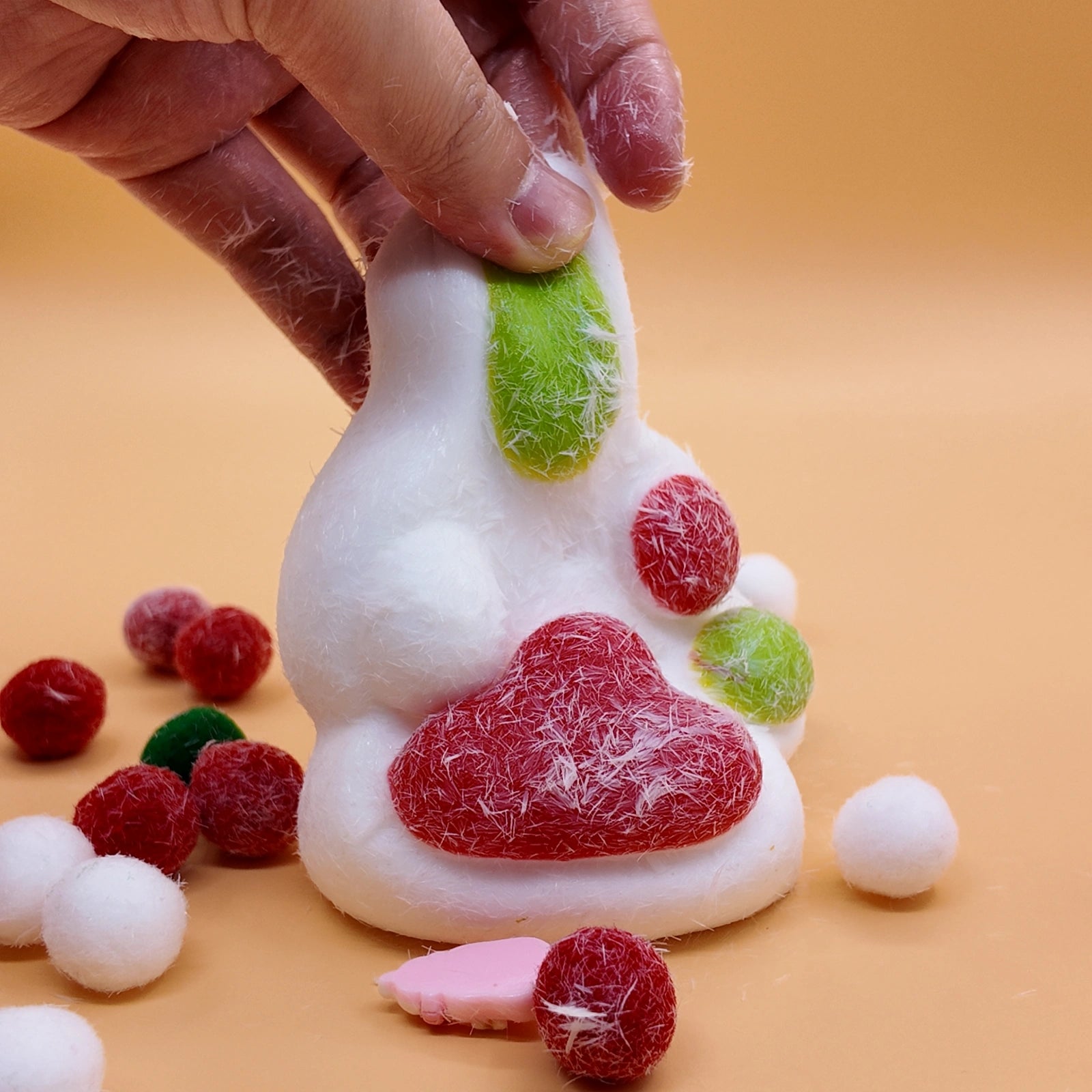 Rainbow Large Cat Paw Squishy - squishy - Yumi Squishy