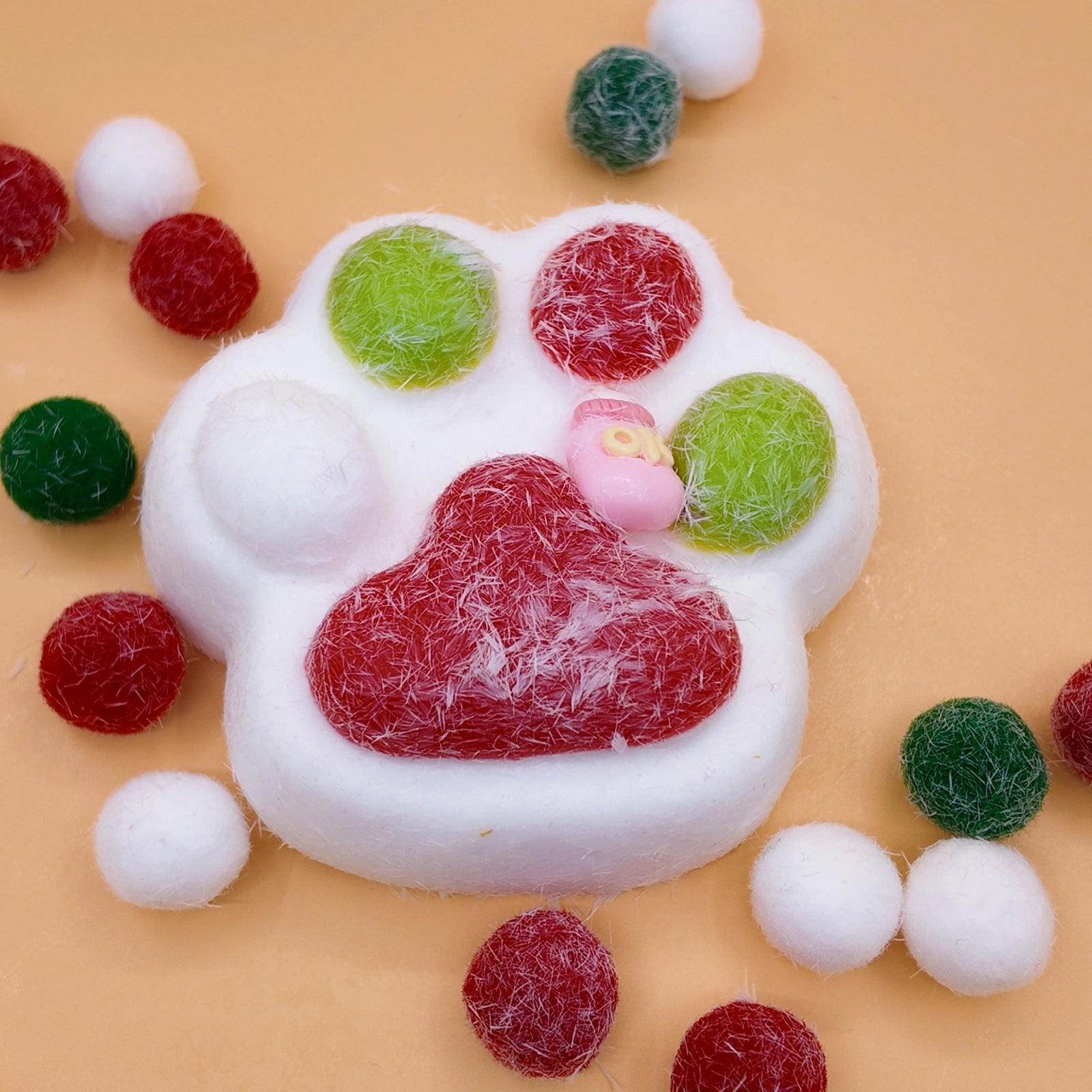 Rainbow Large Cat Paw Squishy - squishy - Yumi Squishy