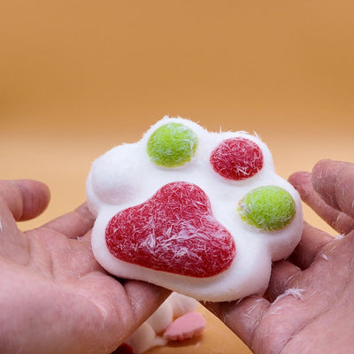 Rainbow Large Cat Paw Squishy - Yumi Squishy