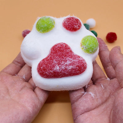 Rainbow Large Cat Paw Squishy - Yumi Squishy