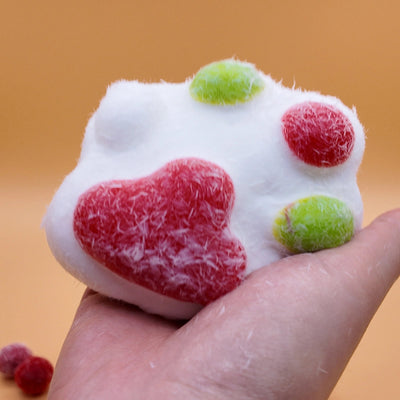 Rainbow Large Cat Paw Squishy - Yumi Squishy