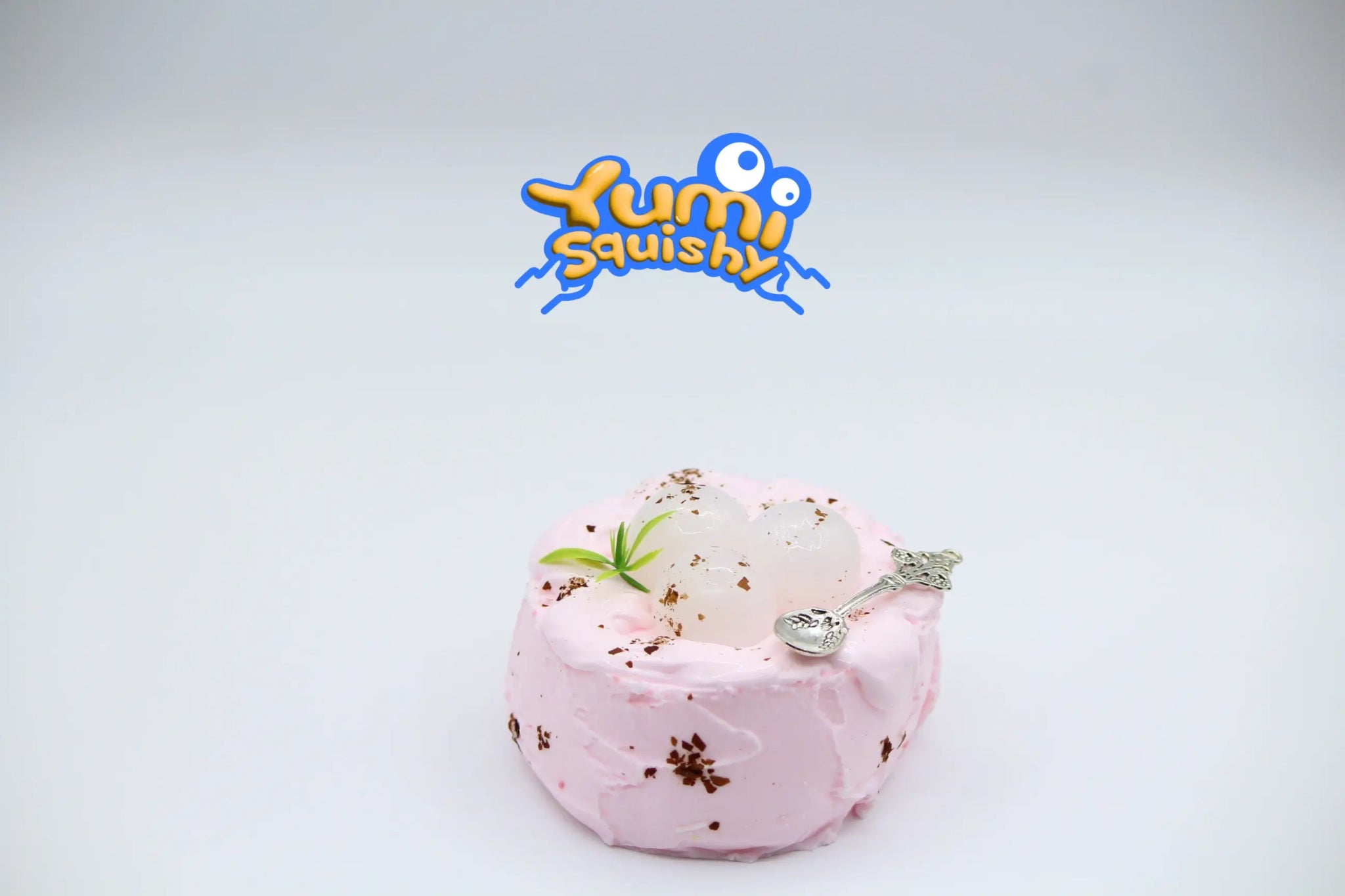 Rose Cream Round Cake - squishy - Yumi Squishy