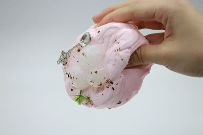 Rose Cream Round Cake - squishy - Yumi Squishy
