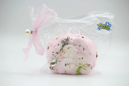 Rose Cream Round Cake - squishy - Yumi Squishy