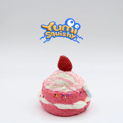 Strawberry Cream Layer Cake - squishy - Yumi Squishy